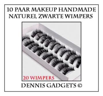 Dennis Gadgets : 20 x mooie volle zwarte nepwimpers nr. F4 beschikbaar voor biedingen