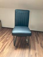 Leren eetkamerstoel, Huis en Inrichting, Stoelen, Ophalen, Zwart, Leer, Eén