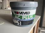 3x Veveo AC Plus S1 Muurverf - Pure Linnen, Doe-het-zelf en Verbouw, Verf, Beits en Lak, Ophalen, Beige, Nieuw, Verf