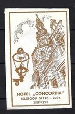 615 Zierikzee hotel CONCORDIA, Verzamelen, Ophalen of Verzenden, Nederland
