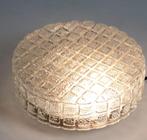 13227 vintage glazen plafoniere plafonniere plafondlamp lamp, Ophalen of Verzenden, Gebruikt, Glas