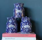 Burleigh Calico Staffordshire set van 3 voorraad potten, Ophalen of Verzenden, Nieuw, Overige stijlen