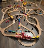 Houten Treinbaan - Uitgebreide Set!, Kinderen en Baby's, Speelgoed | Duplo en Lego, Ophalen of Verzenden, Gebruikt, Complete set