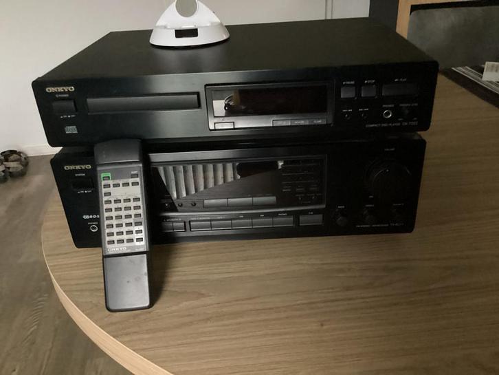 Onkyo Muziekinstallatie met CD-speler en Tuner, Audio, Tv en Foto, Stereo-sets, Gebruikt, Cd-speler, Losse componenten, Ophalen
