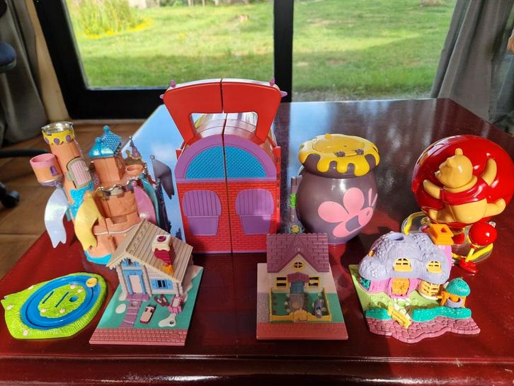 Verzameling van 7 stuks Polly Pocket speelgoed, Verzamelen, Speelgoed, Gebruikt, Ophalen of Verzenden