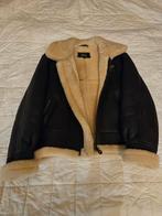 Redskins Leren piloten B52 Jas - Maat 48/50 (M) zwart., Kleding | Heren, Jassen | Winter, Maat 48/50 (M), Zwart, Ophalen of Verzenden