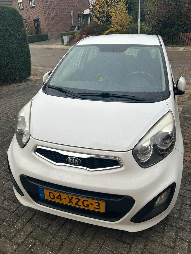 Kia Picanto 1.2 Cvvt 5-DRS AUT 2012 Wit, Auto's, Kia, Bedrijf, Picanto, ABS, Airbags, Airconditioning, Alarm, Elektrische buitenspiegels