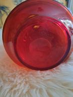 Vaas vintage 1980, Huis en Inrichting, Ophalen of Verzenden, Zo goed als nieuw, Rond, Glas