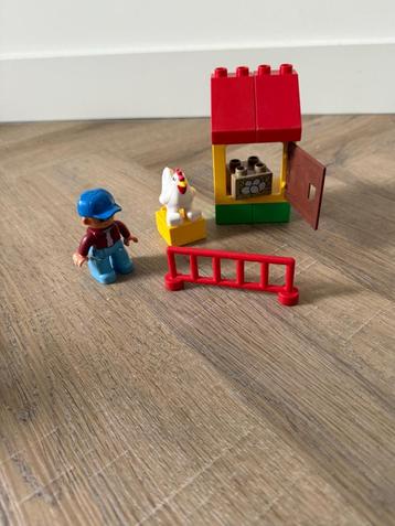 Heel goed Lego Duplo kippenhok boerderij set boer 5644 bouw beschikbaar voor biedingen