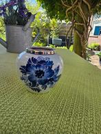 Lepelvaasje delfts blauw met zilverkleurige rand, Ophalen