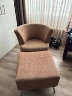 Stoel met hocker, Huis en Inrichting, Stoelen, Ophalen, Gebruikt, Overige kleuren, Rustig en relaxed