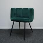 Five Finger Chair | Eetkamerstoel | Dark Green Velvet, Huis en Inrichting, Stoelen, Hout, Gebruikt, Overige kleuren, -