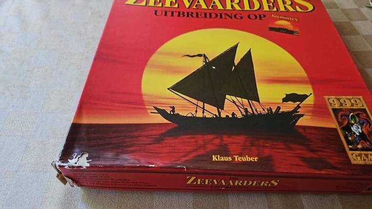 bordspel zgan de Kolonisten v Catan de Zeevaarders hout, Hobby en Vrije tijd, Gezelschapsspellen | Bordspellen, Zo goed als nieuw