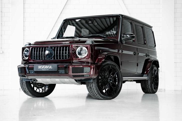Mercedes-benz G 350 D | Grijs kenteken | Burmester | 129.900, Auto's, Bestelauto's, Bedrijf, Te koop, Metallic lak, Open dak, Stuurwielverwarming