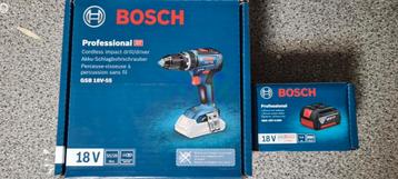 Bosch professional GSB-18V-55 combiboormachine met accu beschikbaar voor biedingen