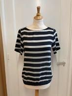 Marccain top zwart wit gestreept zijde maat 36, Kleding | Dames, T-shirts, Ophalen of Verzenden, Wit, Zo goed als nieuw, Maat 36 (S)