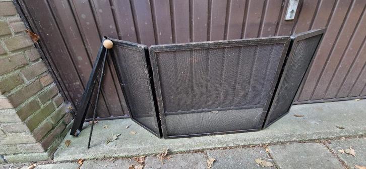 Openhaardset, set voor open haard, Huis en Inrichting, Haarden, Gebruikt, Houthaard, Ophalen