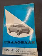 Simca 1100 Vraagbaak 1967-1971, Ophalen of Verzenden