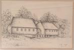 Tekening van de Dommelse watermolen, Ophalen of Verzenden