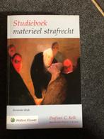 Studieboek materieel strafrecht kelk, Boeken, Studieboeken en Cursussen, Ophalen of Verzenden