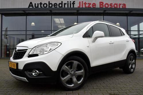 Opel Mokka 1.4 T Cosmo Zwart Leder | Sportstoelen | Full Map, Auto's, Opel, Bedrijf, Te koop, Mokka, ABS, Achteruitrijcamera, Airbags
