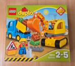 Lego Duplo 10812 Vrachtwagen en Graafmachine, Ophalen of Verzenden