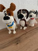 Nanoblocks Balody (Bouwset) 3 hondjes inclusief boekjes, Ophalen, Gebruikt, Complete set, Lego