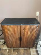 Mangohouten bar meubel, Huis en Inrichting, Kasten | Dressoirs, Ophalen of Verzenden, Zo goed als nieuw, 25 tot 50 cm, 50 tot 100 cm