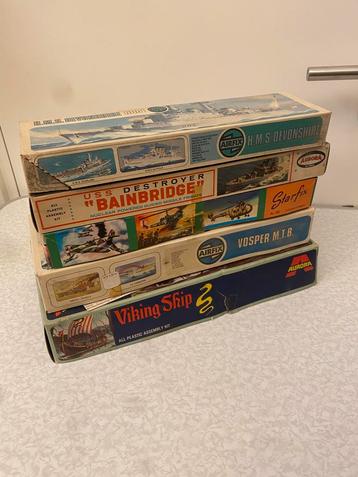 Vintage Bouwpakketten 60s - Schepen & Helikopter - Nieuw! beschikbaar voor biedingen