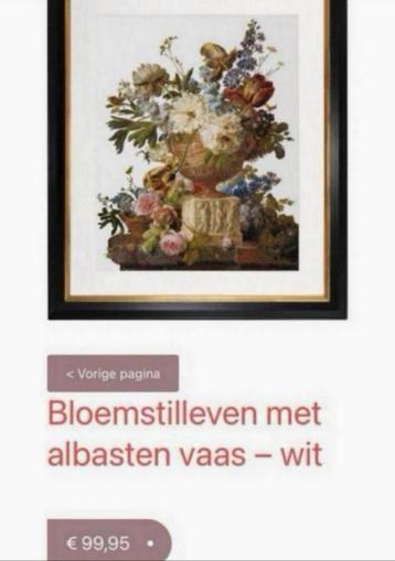 BORDUURPAKKET THEA GOUVERNEUR STILLEVEN EN ALBASTER VAAS beschikbaar voor biedingen
