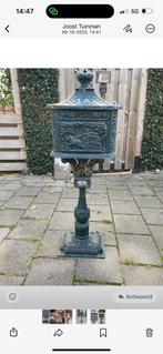 Antieke Staande Brievenbus IJzer, Ophalen of Verzenden, Gebruikt, IJzer, Staande brievenbus