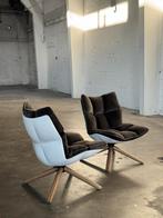 B&B Italia Husk Fauteuil | 2 stuks (NIEUWSTAAT), Hout, 75 tot 100 cm, Ophalen of Verzenden, Zo goed als nieuw