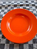 Retro mepal oranje borden, Verzamelen, Ophalen of Verzenden, Huis en Inrichting