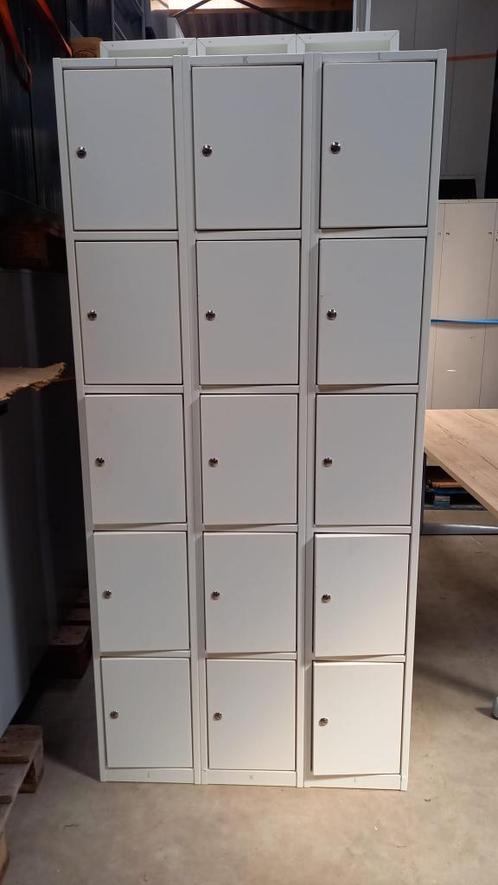 5 vaks lockerkast, Huis en Inrichting, Kasten | Kledingkasten, Gebruikt, Metaal, Ophalen