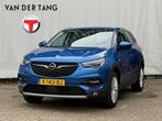 Opel Grandland X 1.2 Turbo Edition / Trekhk (bj 2020), Auto's, Opel, Gebruikt, 1199 cc, Blauw, Leder en Stof