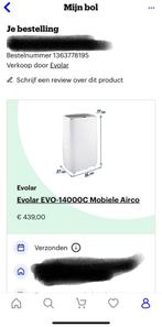 Evolar mobile air conditioner model 14000C, Witgoed en Apparatuur, Airco's, Ophalen, Zo goed als nieuw