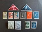 1936-1939 5 postfrisse series, Postzegels en Munten, Postzegels | Nederland, T/m 1940, Verzenden, Postfris
