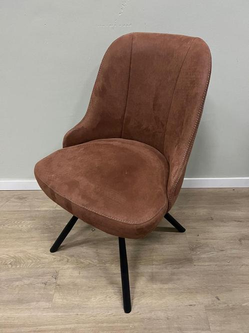 Eefje 4 x eetkamerstoelen Happy At Home €399,-, Huis en Inrichting, Stoelen, Nieuw, Vier, Metaal, Stof, Overige kleuren, Ophalen of Verzenden