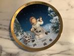 Mooi Goebel jaarbord 2000 kerst met engel met originele doos, Ophalen of Verzenden