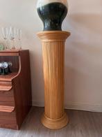 Rotan zuil plantenstandaard bamboe jaren 70, Ophalen of Verzenden