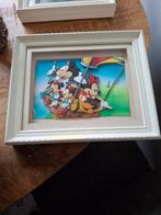 Mickey Mouse Kunstwerk in Lijst, Minder dan 50 cm, Oorspronkelijke maker, Overige typen, Ophalen of Verzenden