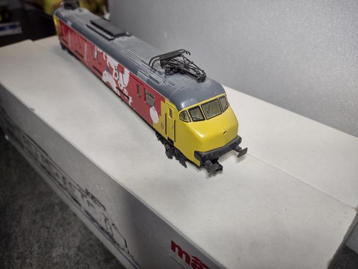 NS Motorpost kleurstelling 3608 Digitaal, Hobby en Vrije tijd, Modeltreinen | H0, Zo goed als nieuw, Locomotief, Wisselstroom