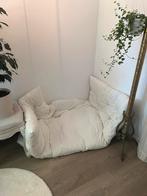 Palletkussen vloerkussen linnen beige, Huis en Inrichting, Ophalen, Zo goed als nieuw, Beige, Rechthoekig