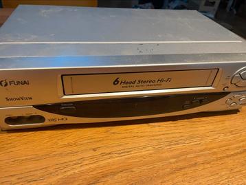 Funai 6 Head Stereo Hi-Fi VHS videorecorder – ShowView beschikbaar voor biedingen