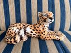 Cheetah beeld keramiek, Ophalen of Verzenden, Zo goed als nieuw, Dier