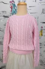 Ralph Lauren lichtroze kabeltrui maat 7, Kinderen en Baby's, Kinderkleding | Maat 122, Trui of Vest, Zo goed als nieuw, Ralph Lauren