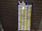 Michelin spanningstabel., Verzamelen, Ophalen of Verzenden, Zo goed als nieuw, Reclamebord