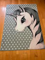 Vloerkleed Eenhoorn - grijs/roze, Ophalen, Zo goed als nieuw, Kleed of Kussen