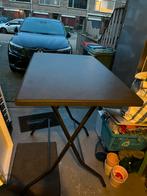 Inklapbare rechthoekige statafel - grijs, Huis en Inrichting, Tafels | Eettafels, Ophalen, 100 tot 150 cm, 50 tot 100 cm, Zo goed als nieuw