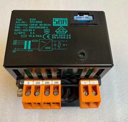 SBA Transformator – 24V DC 5A 120W, Nieuw!, Hobby en Vrije tijd, Elektronica-componenten, Nieuw, Ophalen of Verzenden